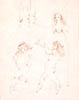 Leonor Fini - plate 14 - Le Concile d'Amour (The Council of Love) - 1972 etching on paper